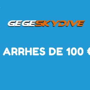GEGE SKYDIVE ARRHES de 100€