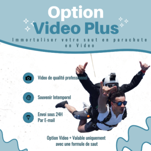 GEGE SKYDIVE Option Vidéo Plus